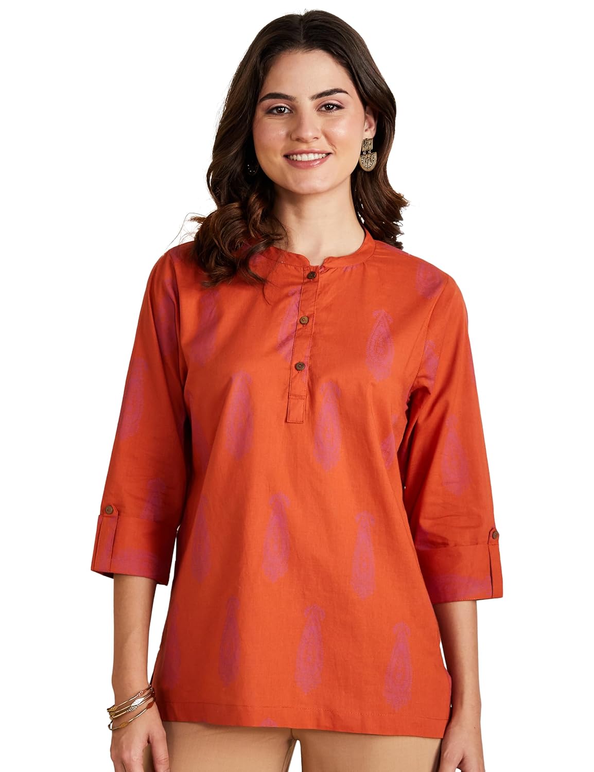 Myx Women's Cotton Regular Fit Casual Kurti