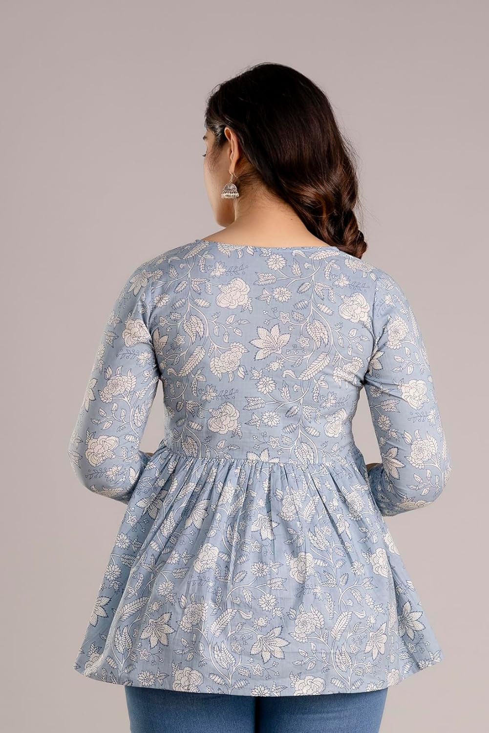 FASHION YANTRA Womens Printed Embroidery Top