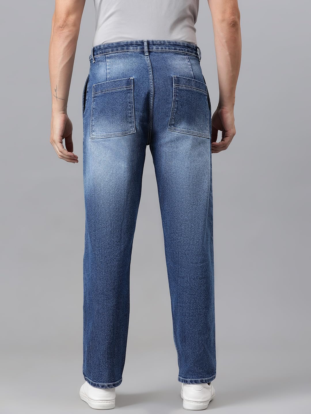 KOTTY Men Regular Fit Mid Rise Cotton Lycra Blend