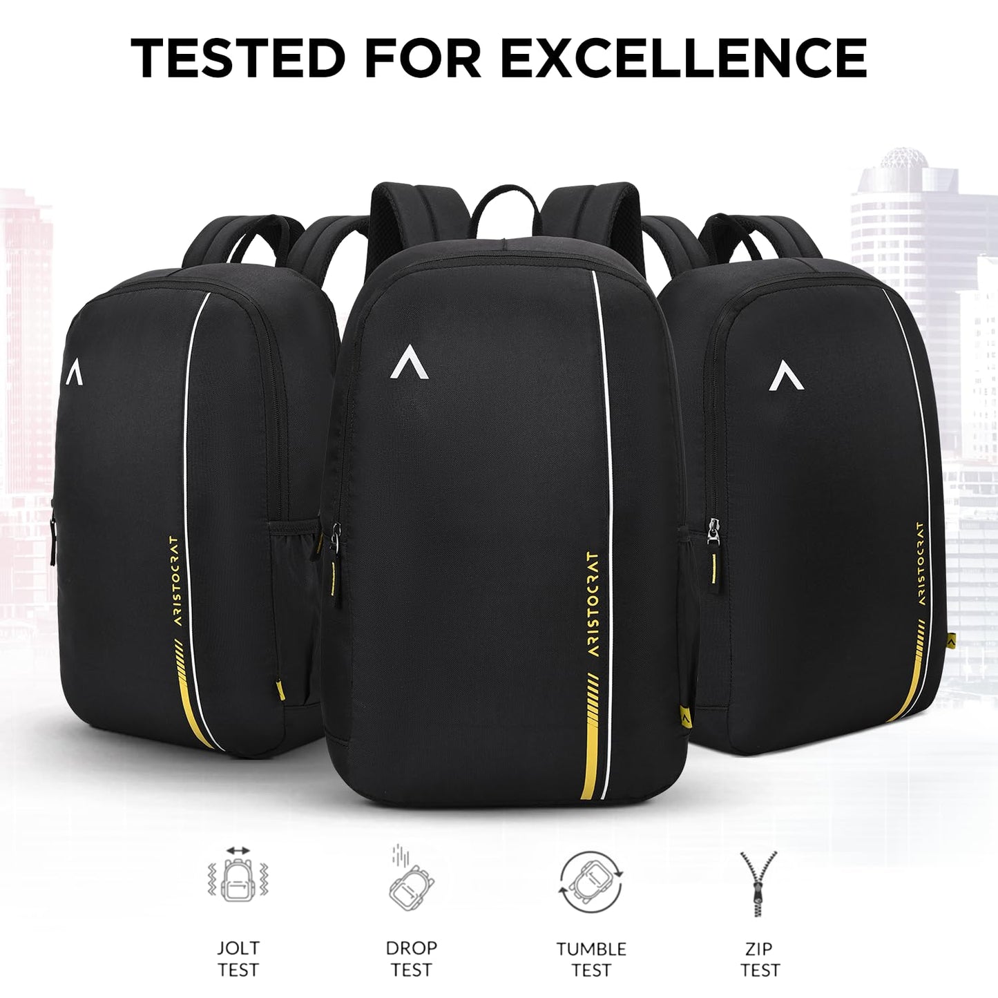 Aristocrat 25L Nova 3 Compartment Laptop - alphahostel.in