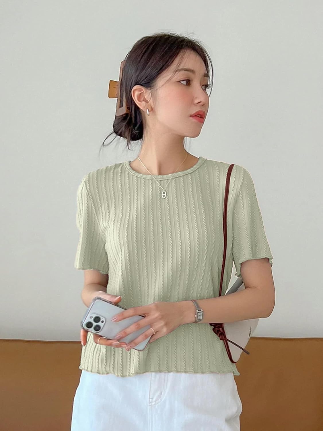 GRECIILOOKS Women’s Fashion Tops – Crop Top, Loose Fit Oversized Shirts & Stylish Korean Tank Tops for Summer Wear (Available in Plus Size and Combo Pack of 2)