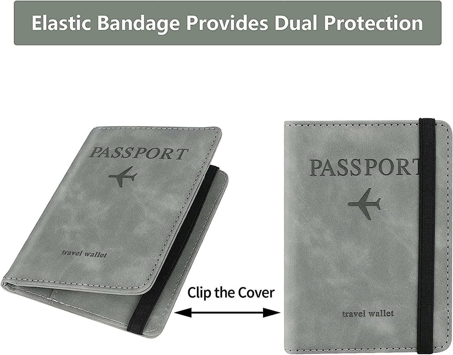 MONJAY Premium Passport Holder Cover Travel Wallet