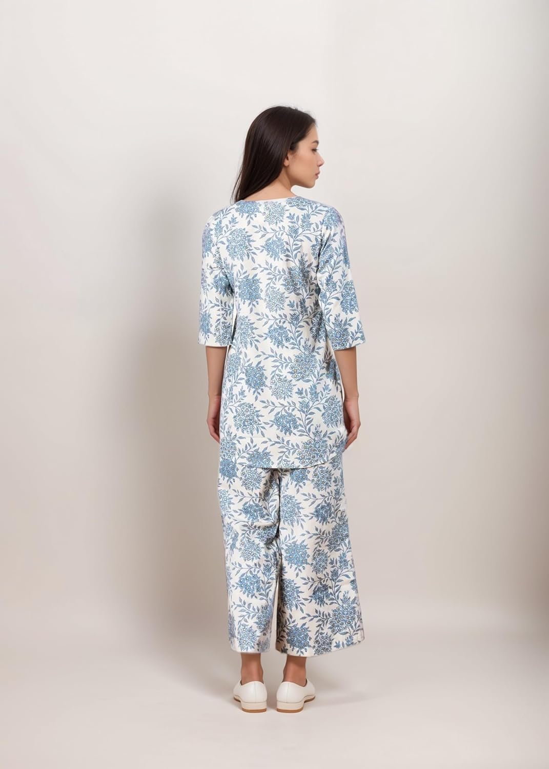 SHIENZY Stylish Printed Cotton Blend Co Ord Set