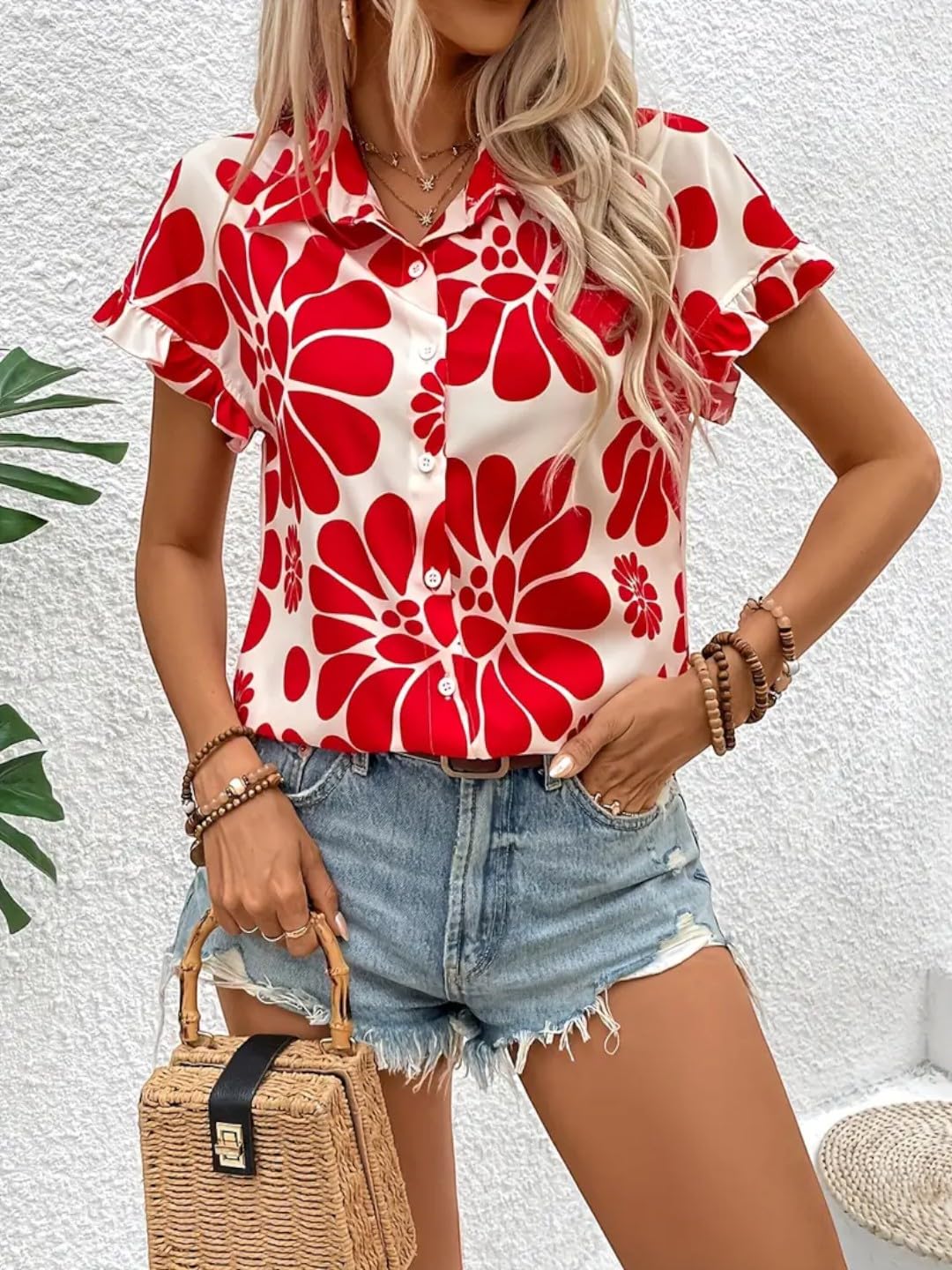 Gufrina top for Women Stylish Western|Shirt Type top
