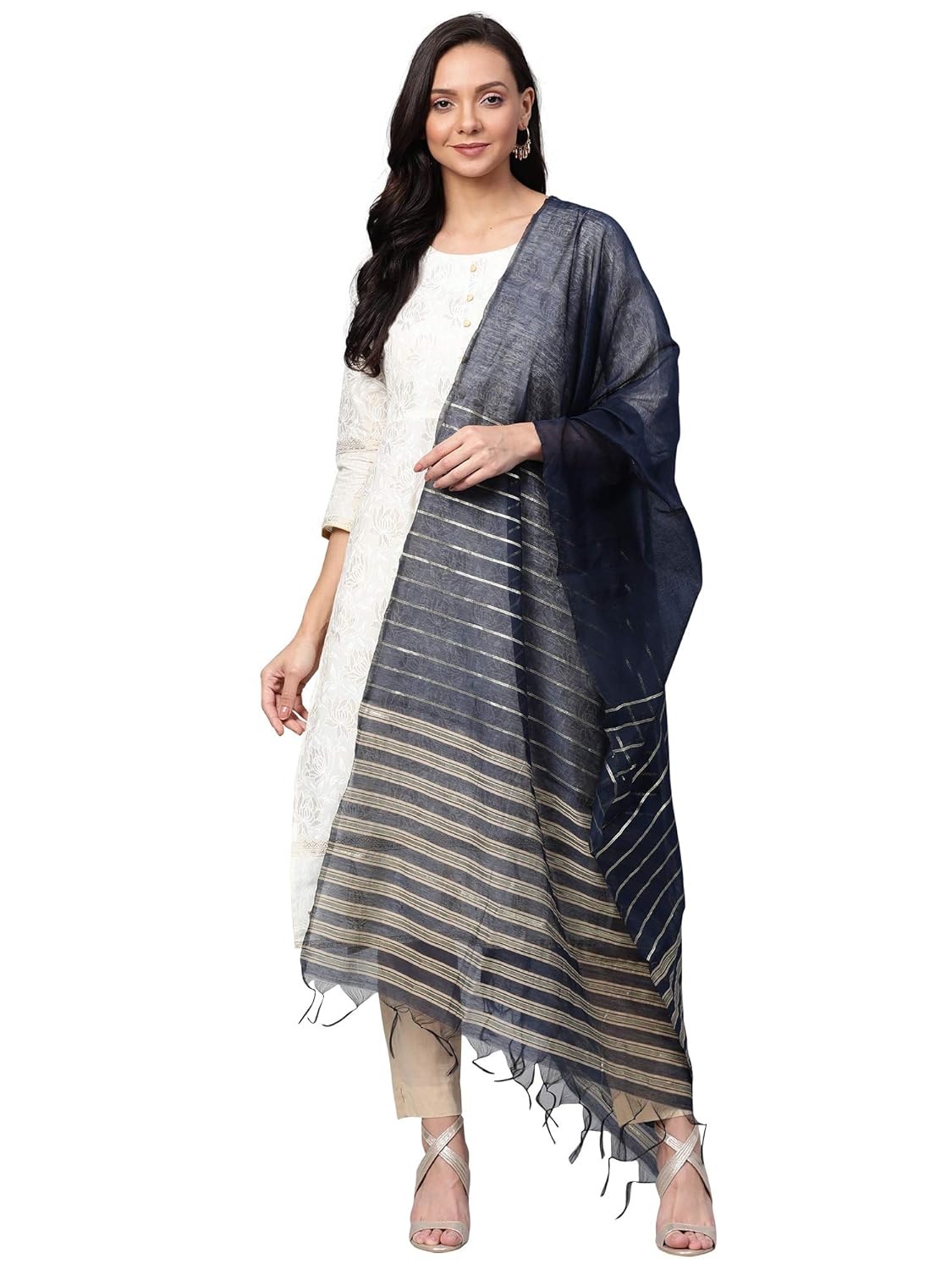 INDO ERA Women's Rayon Woven Design Dupatta