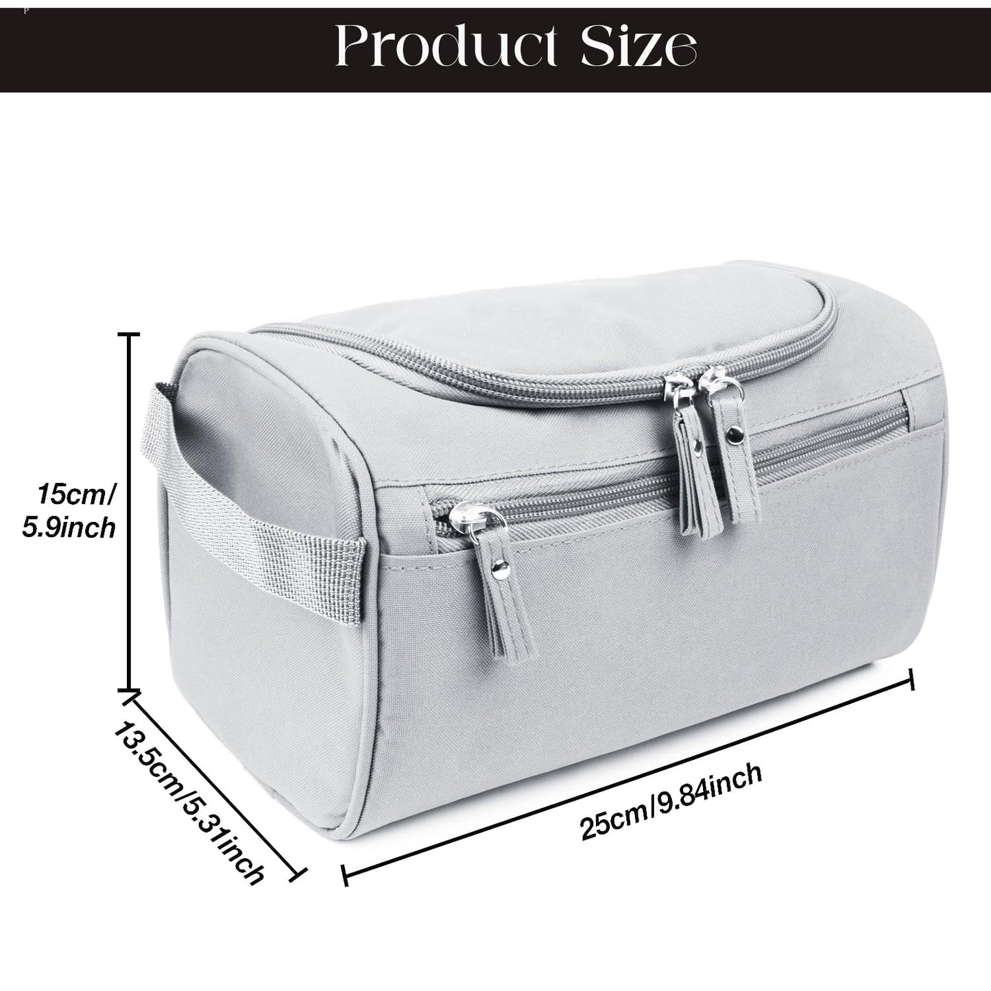 House of Quirk Hanging Travel Toiletry Bag Organizer