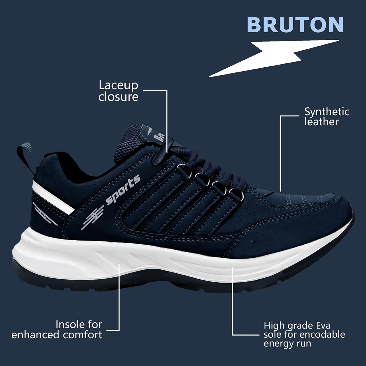 Men's EVA Lite Sport Shoes Running Shoes for Men - alphahostel.in