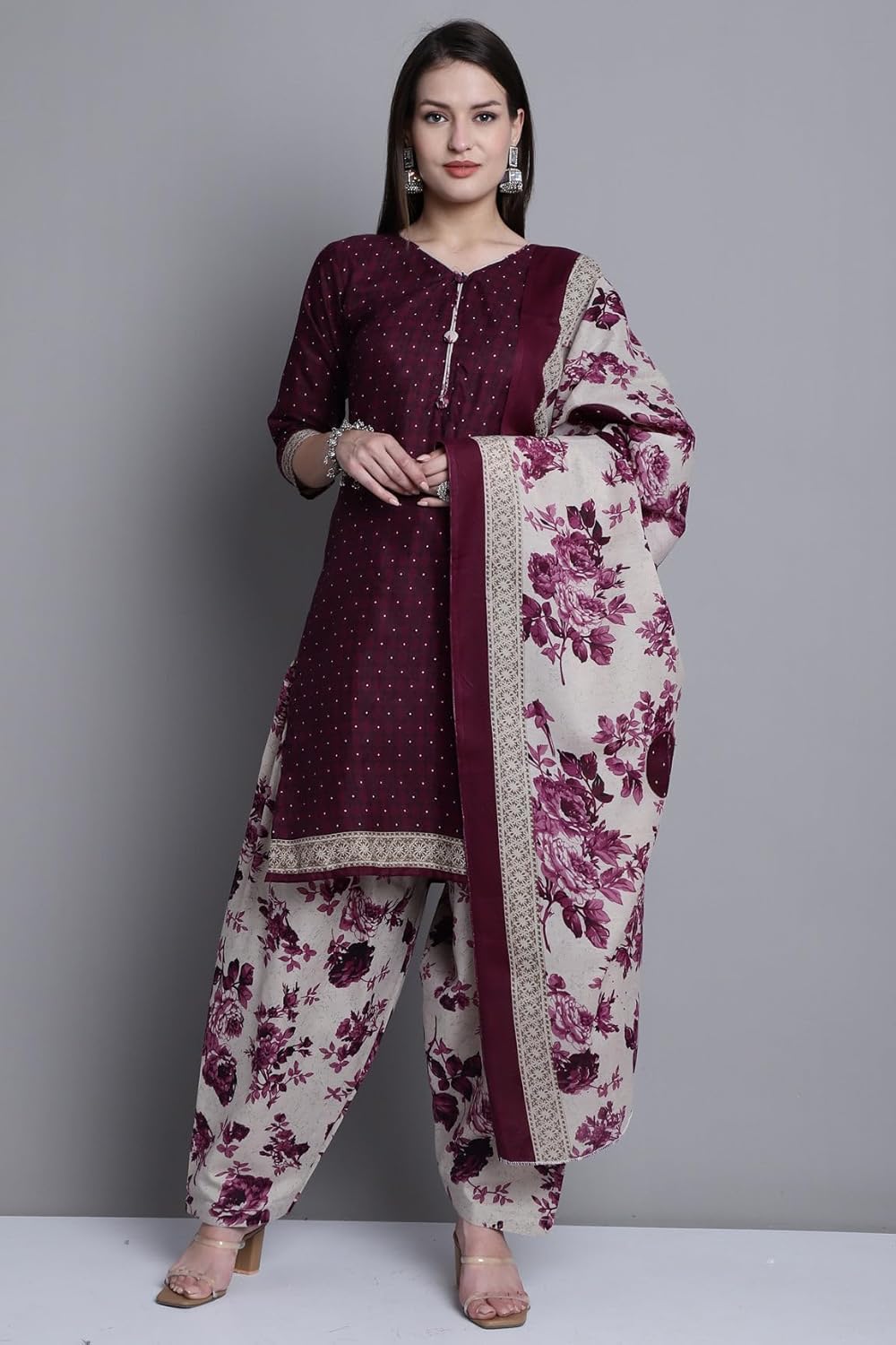 Rajnandini Women Cotton Patiala Salwar Suit