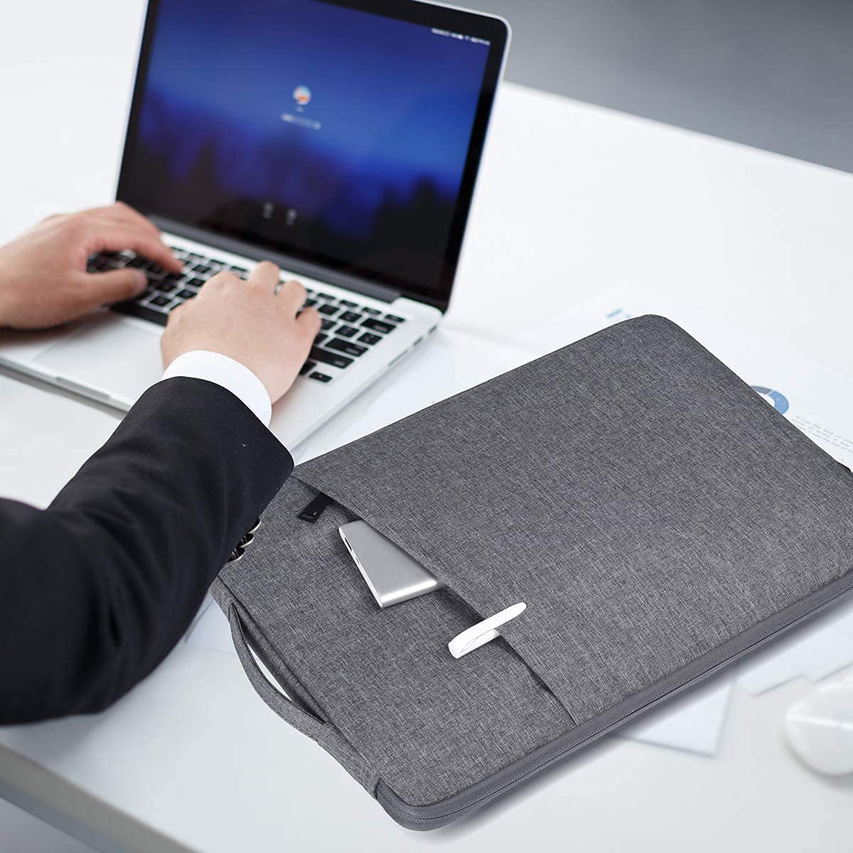 Dynotrek Zipper 14 inch Laptop Sleeve Case