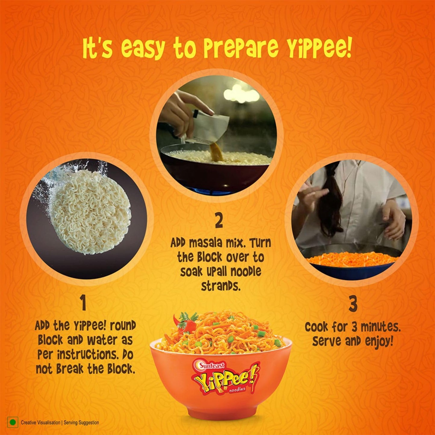 Sunfeast YiPPee! Magic Masala, Instant Noodles 8 in 1 Pack