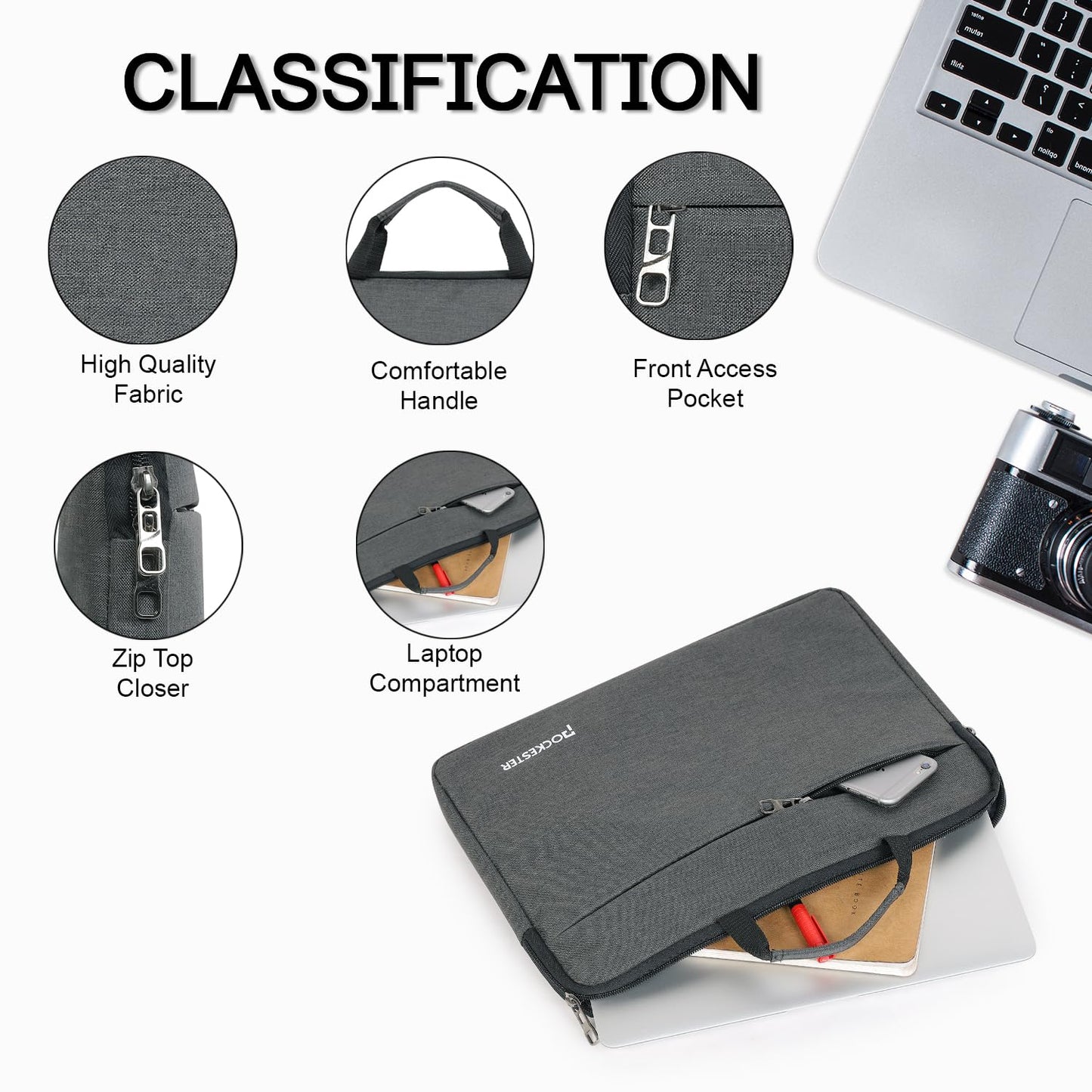 Pockester Water Resistant Laptop Sleeve