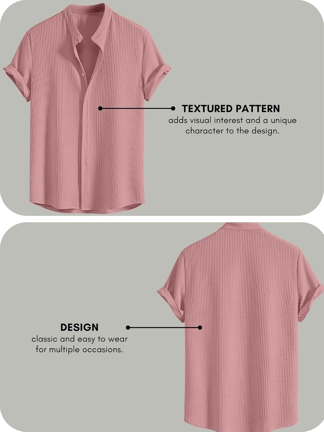GRECIILOOKS Shirt for Men | Mens Casual Shirt's
