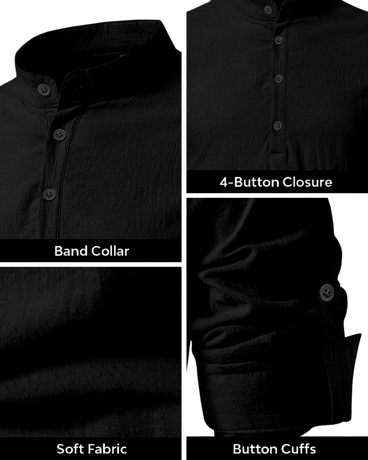 Bellstone Men's Solid Regular Fit Dress Shirt