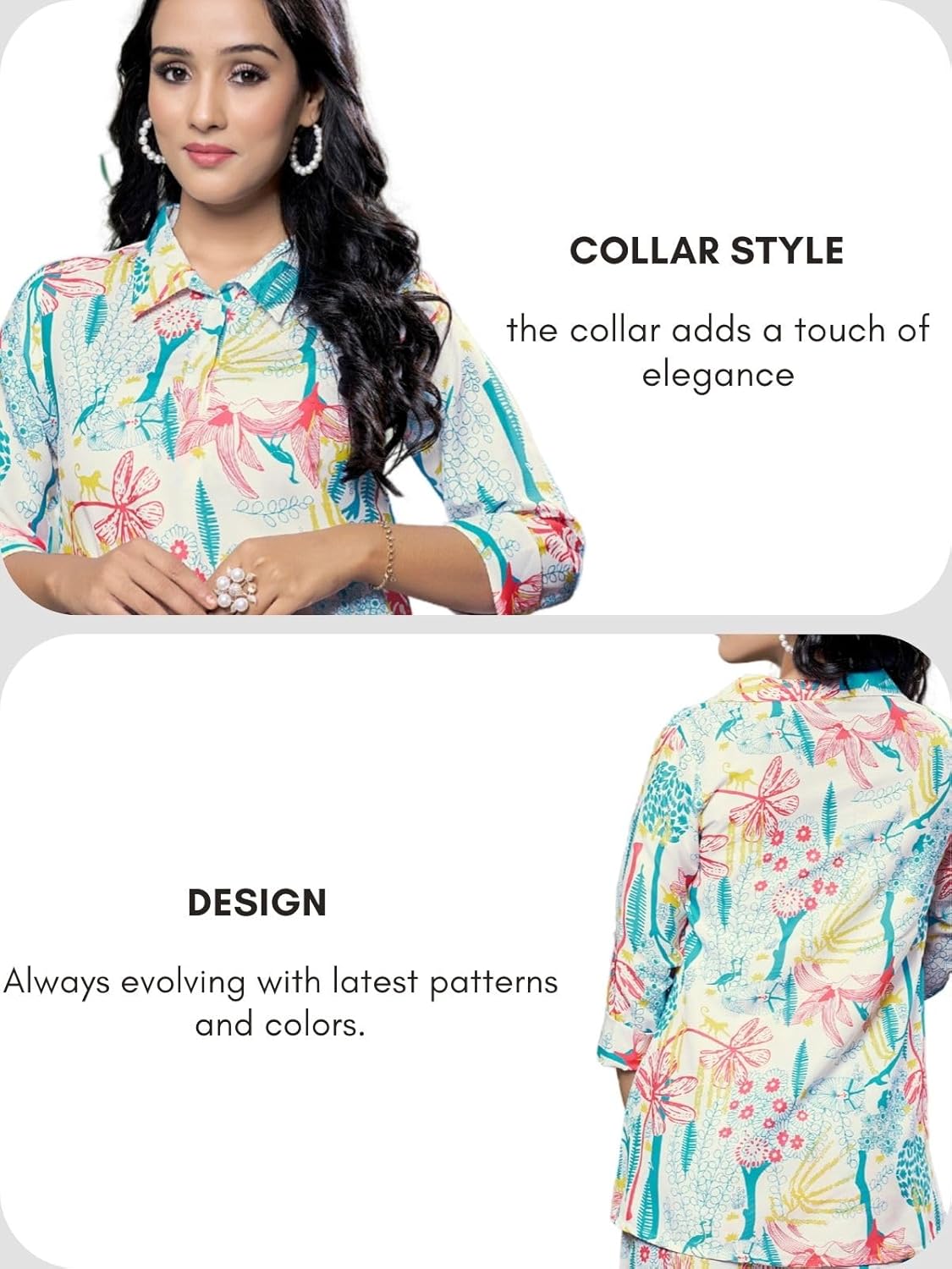 GRECIILOOKS Anarkali Kurta-Set for Women