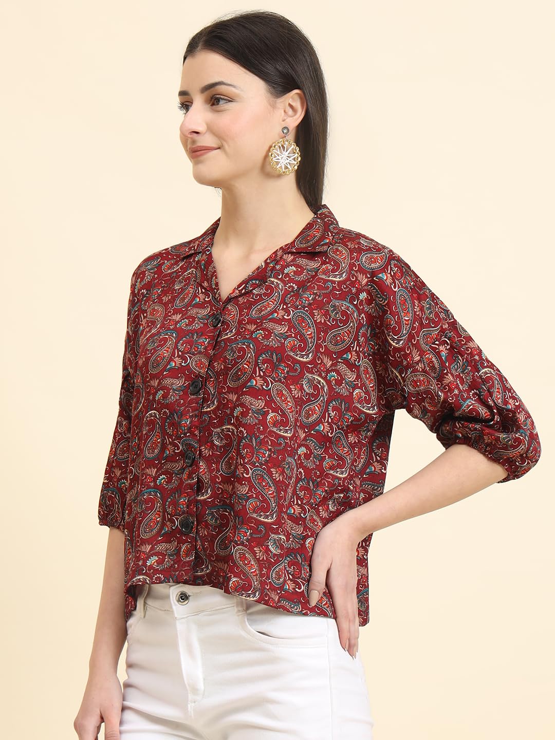 SOFISTY Women's Boxy Shirt | Cotton Bland