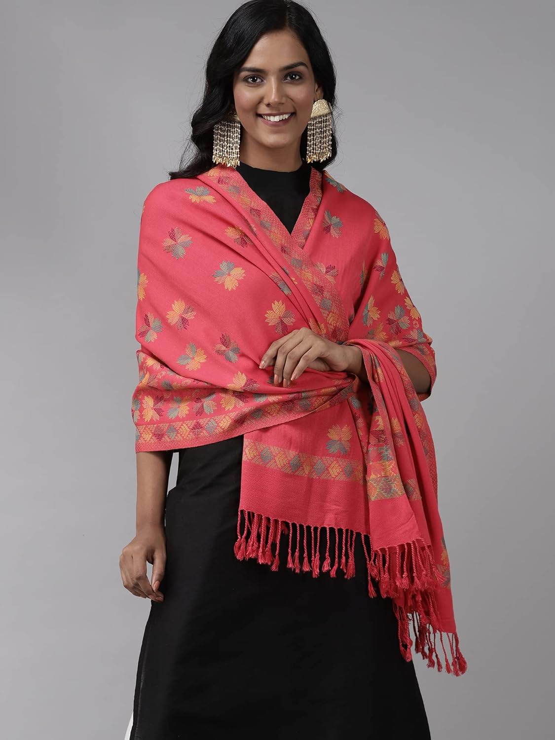 INDO ERA Women's Rayon Woven Design Dupatta