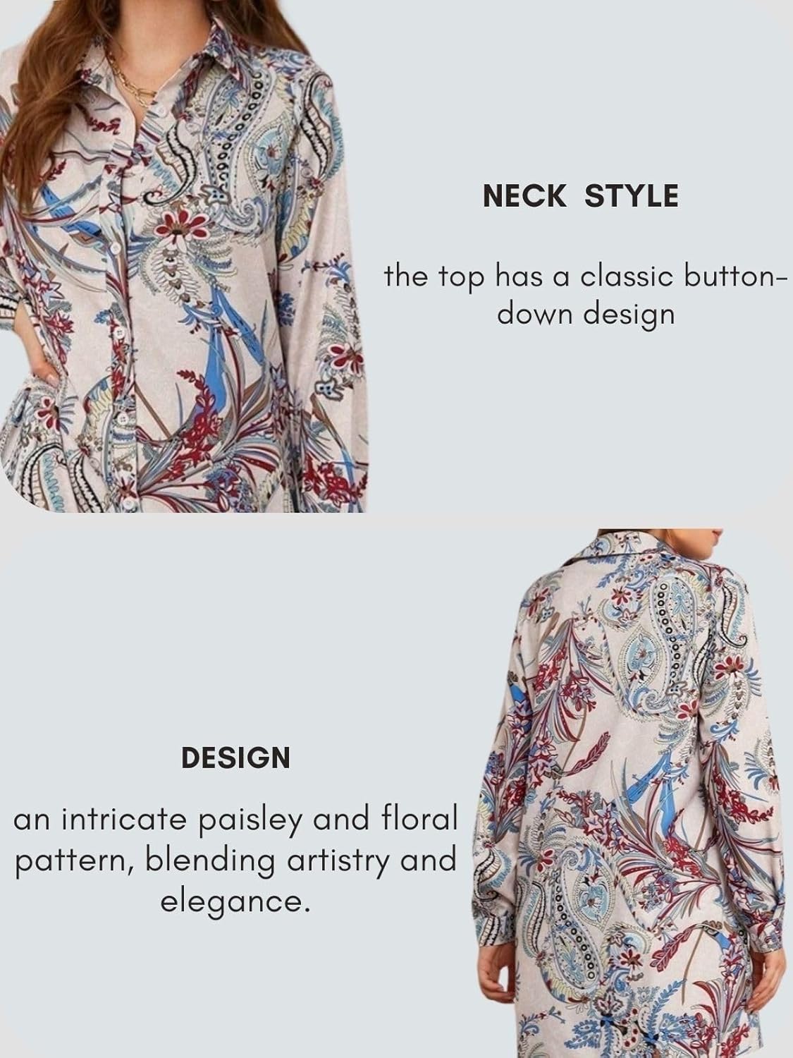 LERIYA FASHION Paisley Printed Kurta-Set for Women