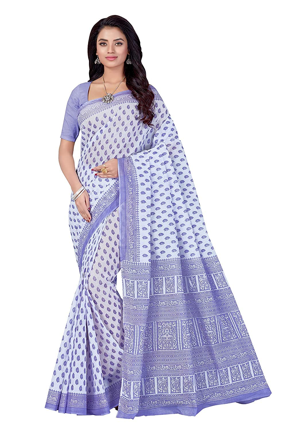 Women's Pure Cotton Printed saree