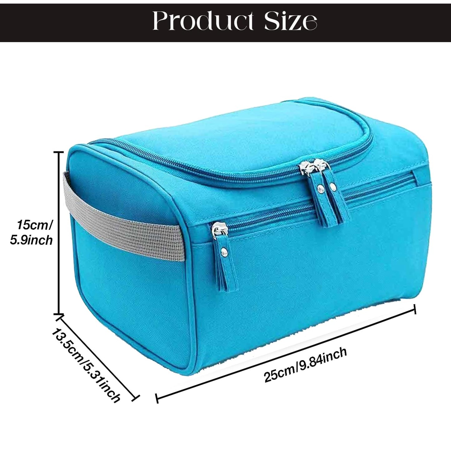 House of Quirk Hanging Travel Toiletry Bag Organizer