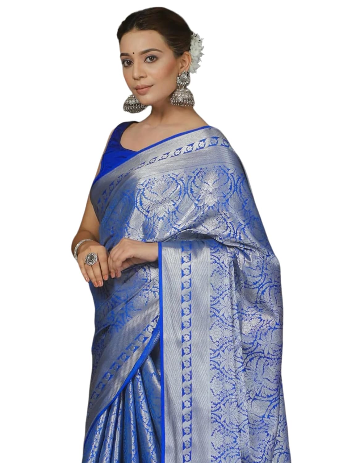 Women's Kanjivaram Soft Silk Blouse Piece For Wedding
