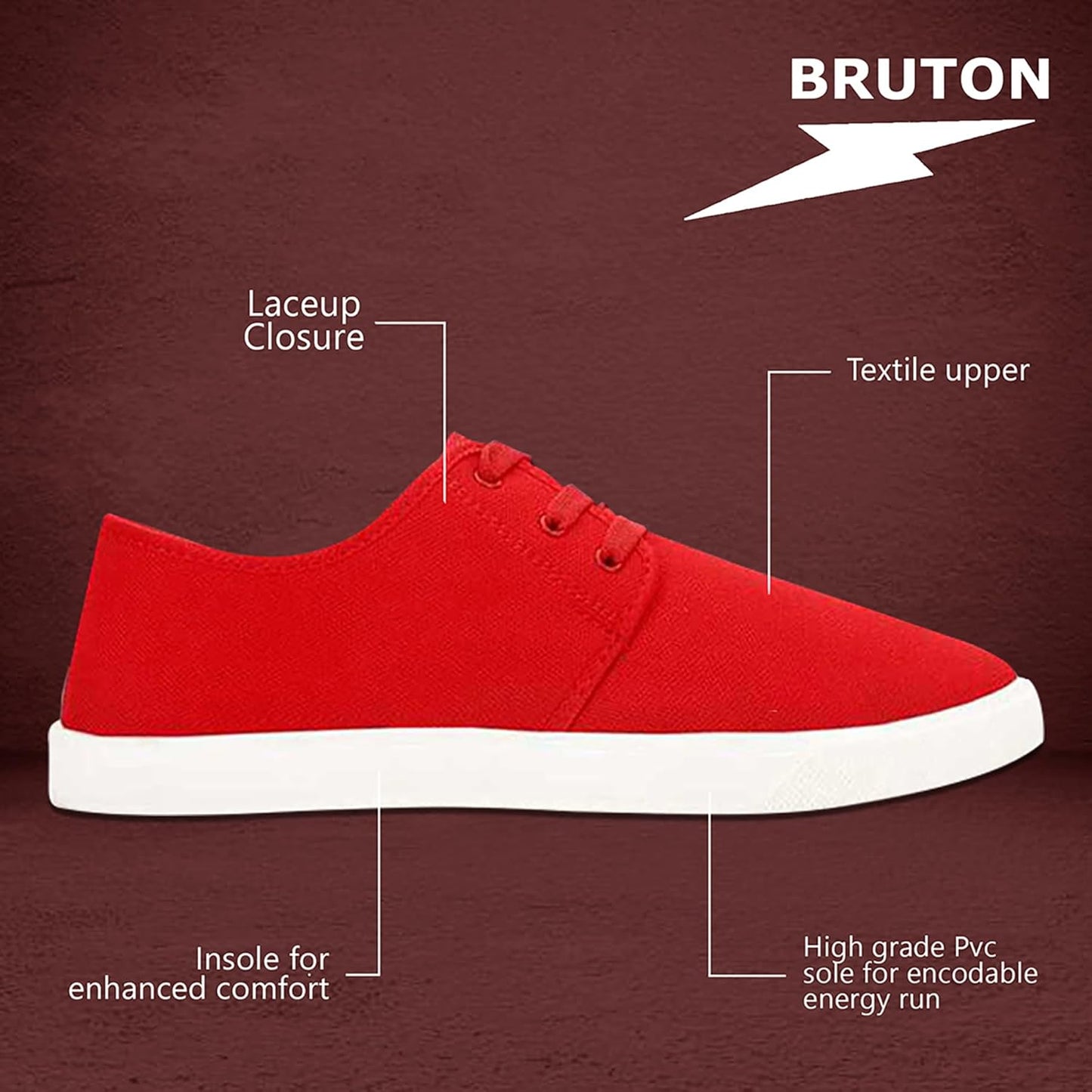 BRUTON Sneakers Casual Shoes Walking Shoes - alphahostel.in