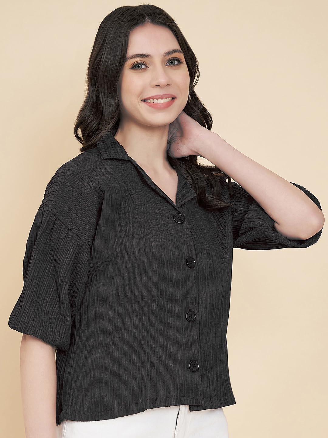 VAIRAGEE Women Cotton Blend Striped Pattern