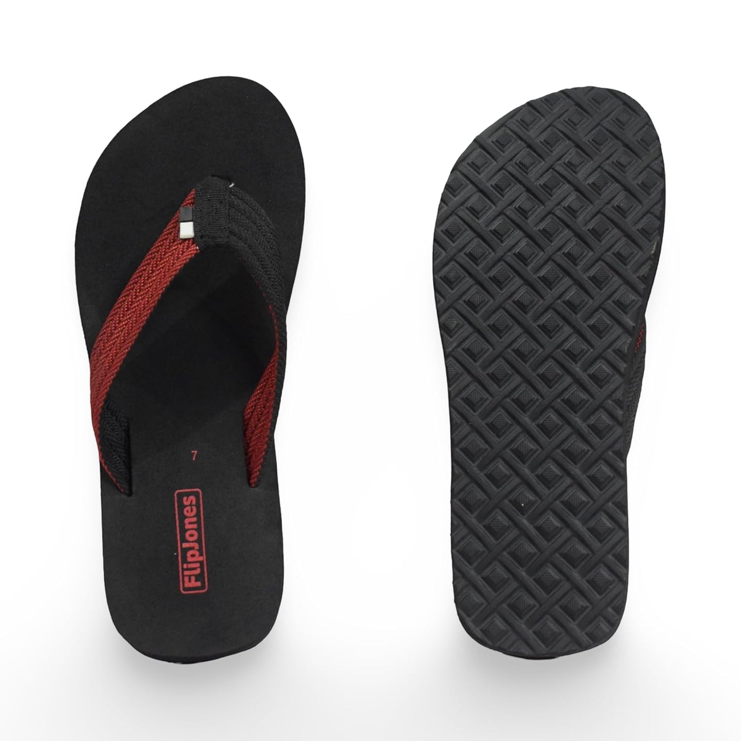 Comfort Flip Flops with Herringbone Pattern, Niwar Straps - alphahostel.in