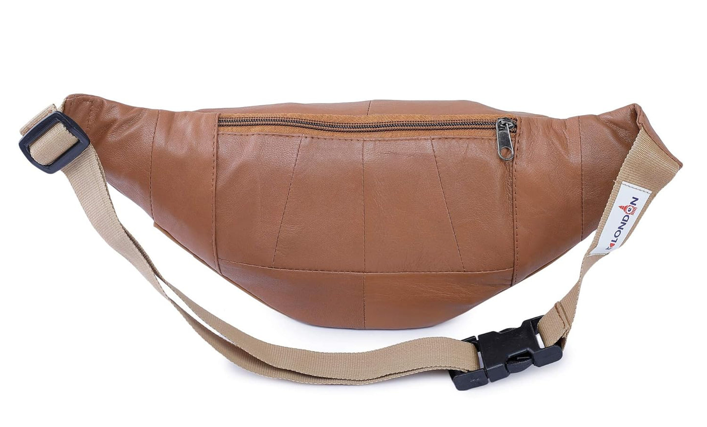 London Real Leather Brown Waist Bag Fanny Bag