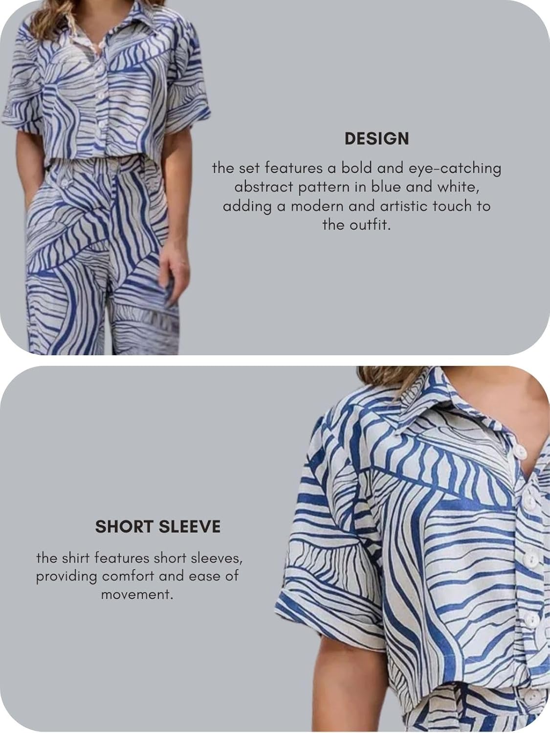 Leriya Fashion Co-ord Set for Women – Stylish Korean Summer Outfit | Trendy Travel & Streetwear Look for Girls |Jumpsuit for Women | Hangouts | Picnic | Vacation Wear | Half Sleeeve |