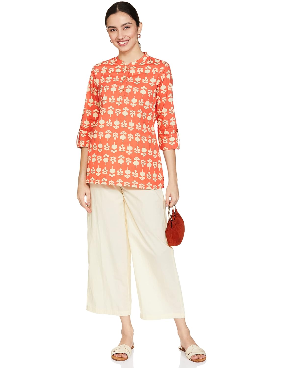 Myx Women's Cotton Regular Fit Casual Kurti