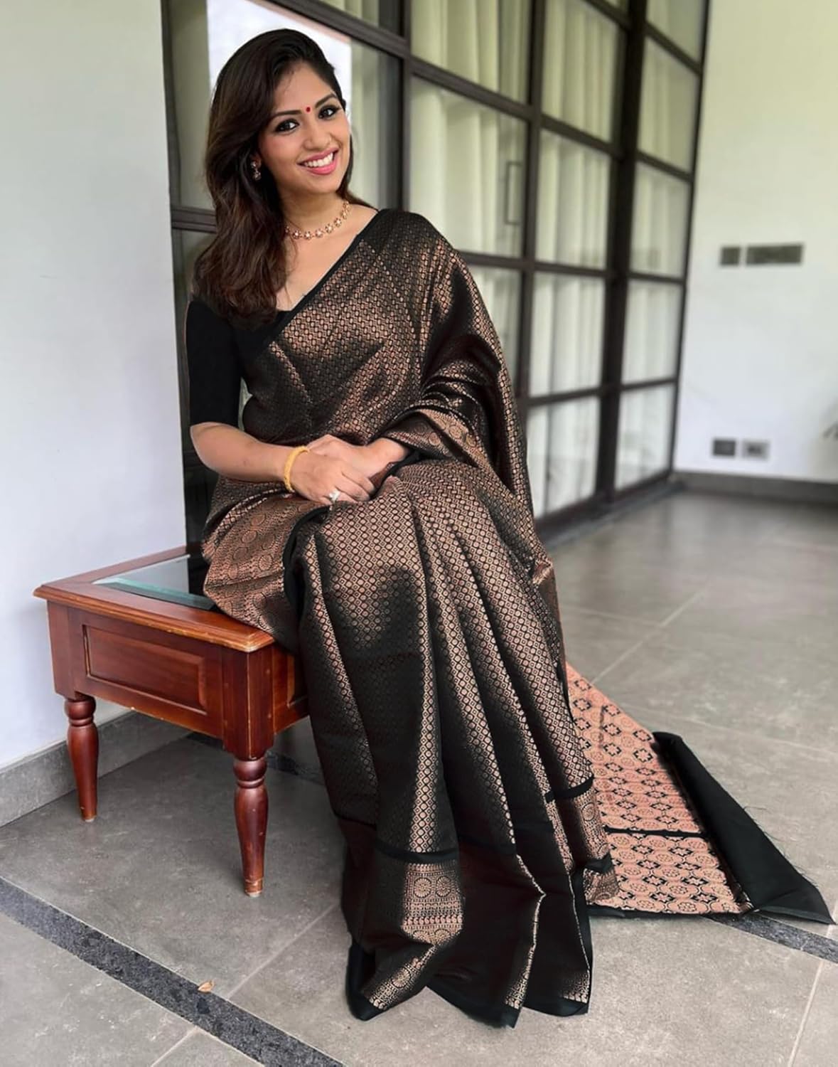 Women's Kanjivaram Soft Silk Blouse Piece For Wedding