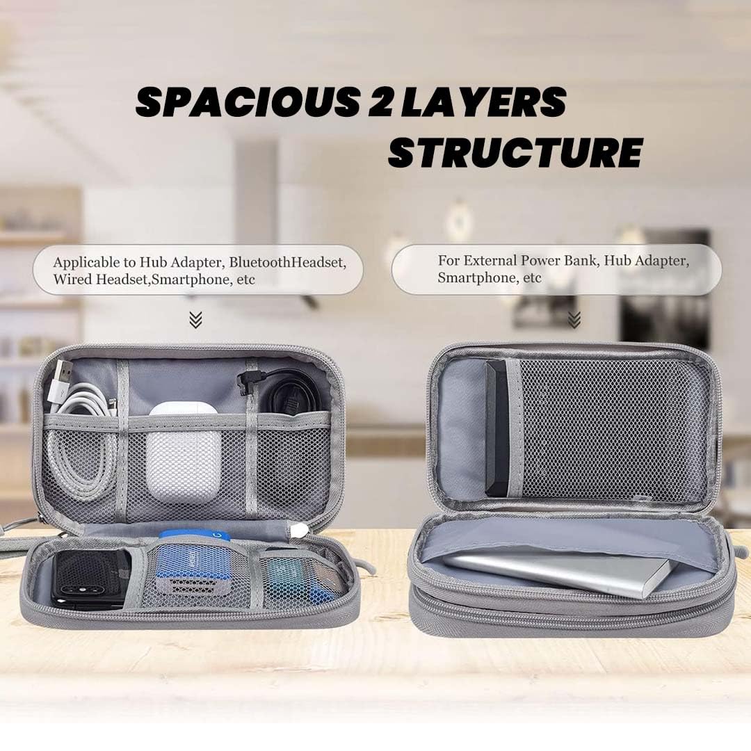 Elfora Cable Organizer Pouch | Travel Organiser Bag