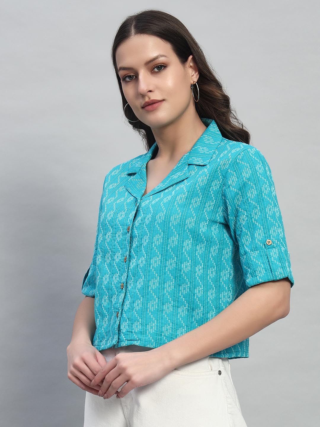 HION HILS Cotton Shirt for Women | Women Shirt