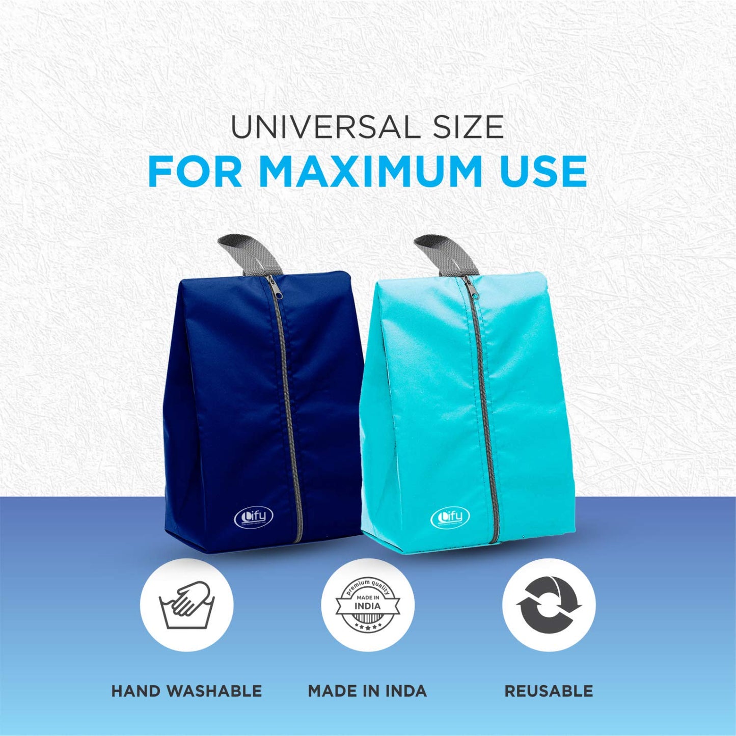 Lify Shoe Storage Organizer Bags Set, Water-Resistant