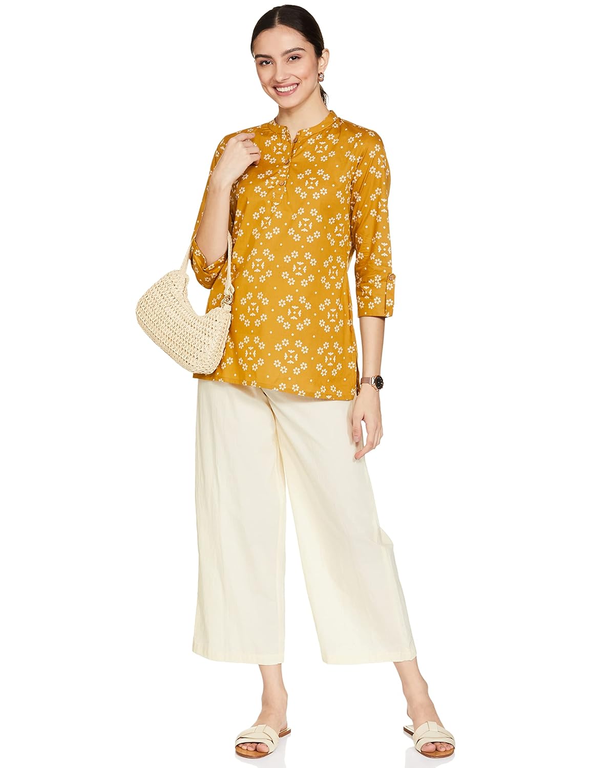 Myx Women's Cotton Regular Fit Casual Kurti