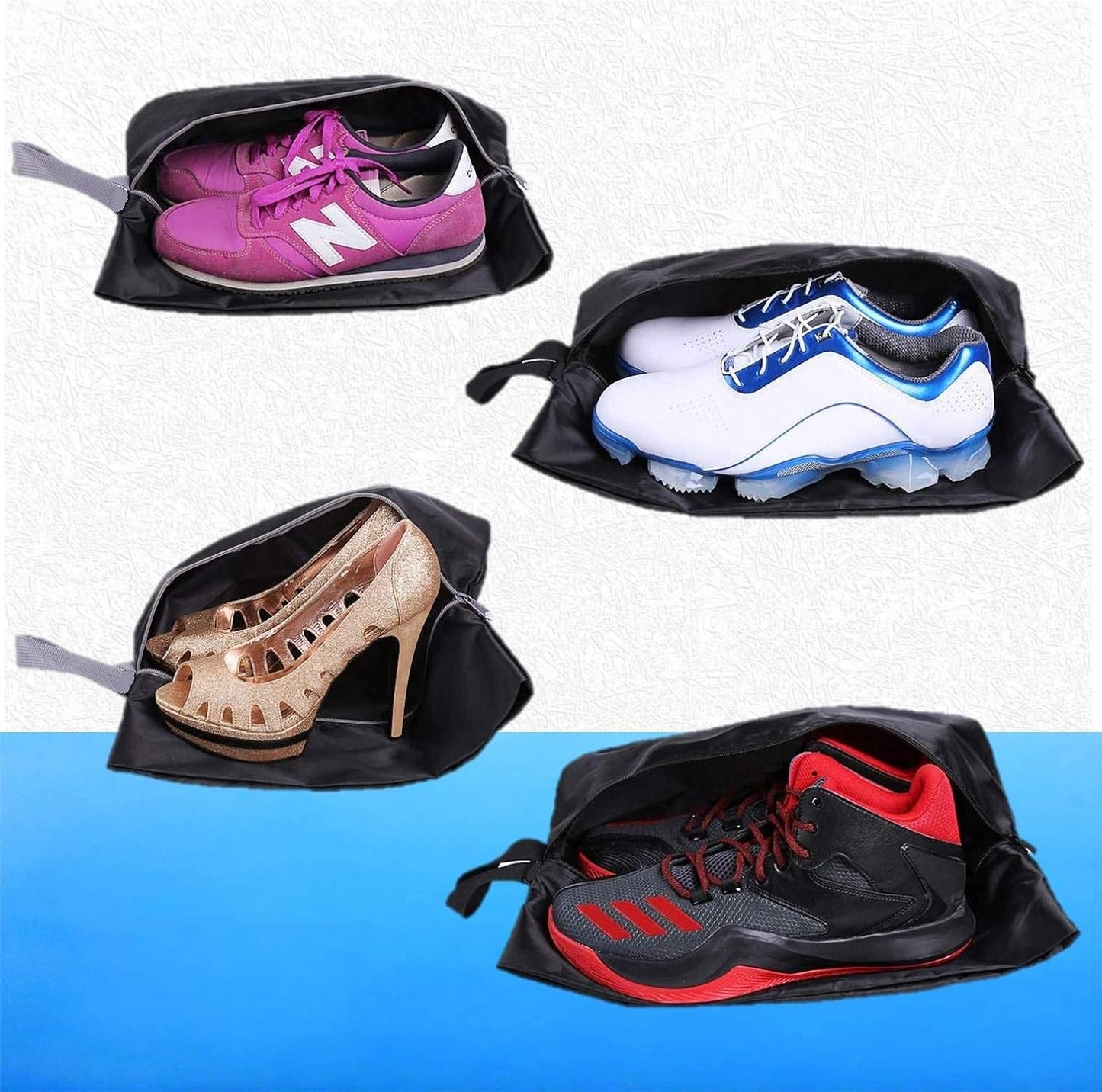 Lify Shoe Storage Organizer Bags Set, Water-Resistant