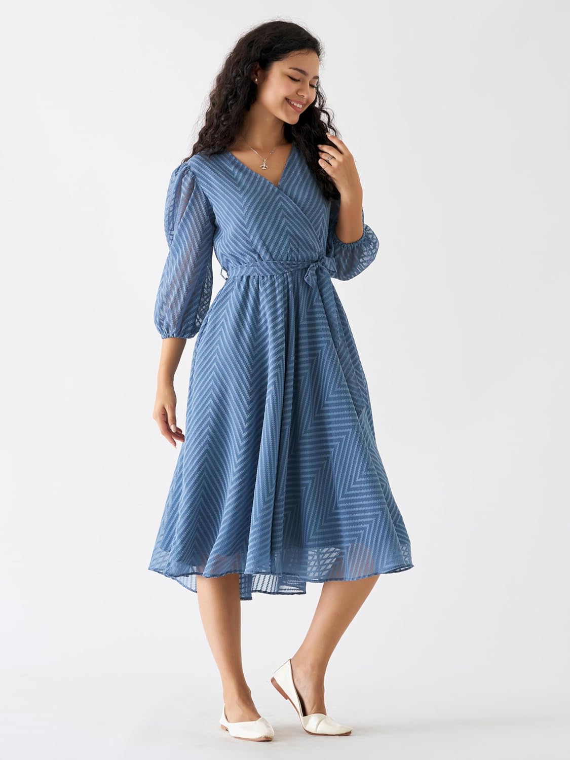 AASK Women Fancy Plain & Solid Designer Dress for Women
