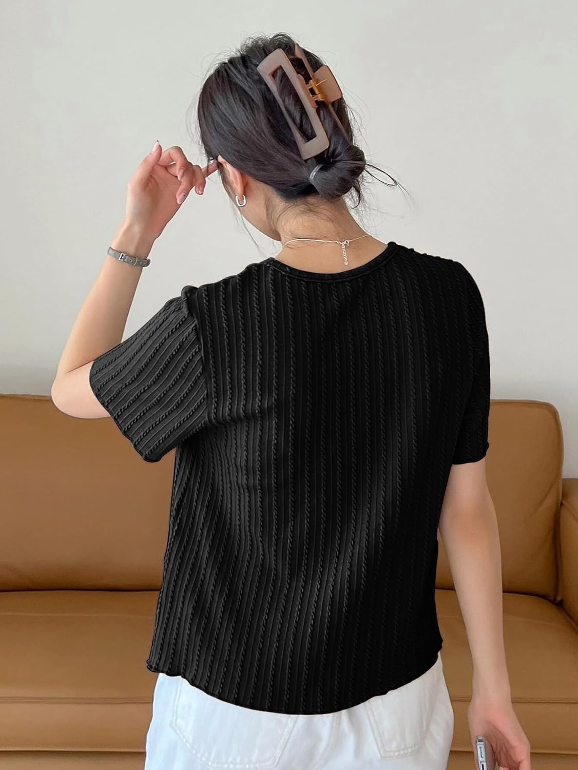 GRECIILOOKS Women’s Fashion Tops – Crop Top, Loose Fit Oversized Shirts & Stylish Korean Tank Tops for Summer Wear (Available in Plus Size and Combo Pack of 2)