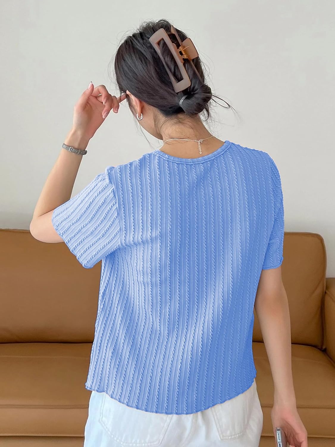 GRECIILOOKS Women’s Fashion Tops – Crop Top, Loose Fit Oversized Shirts & Stylish Korean Tank Tops for Summer Wear (Available in Plus Size and Combo Pack of 2)