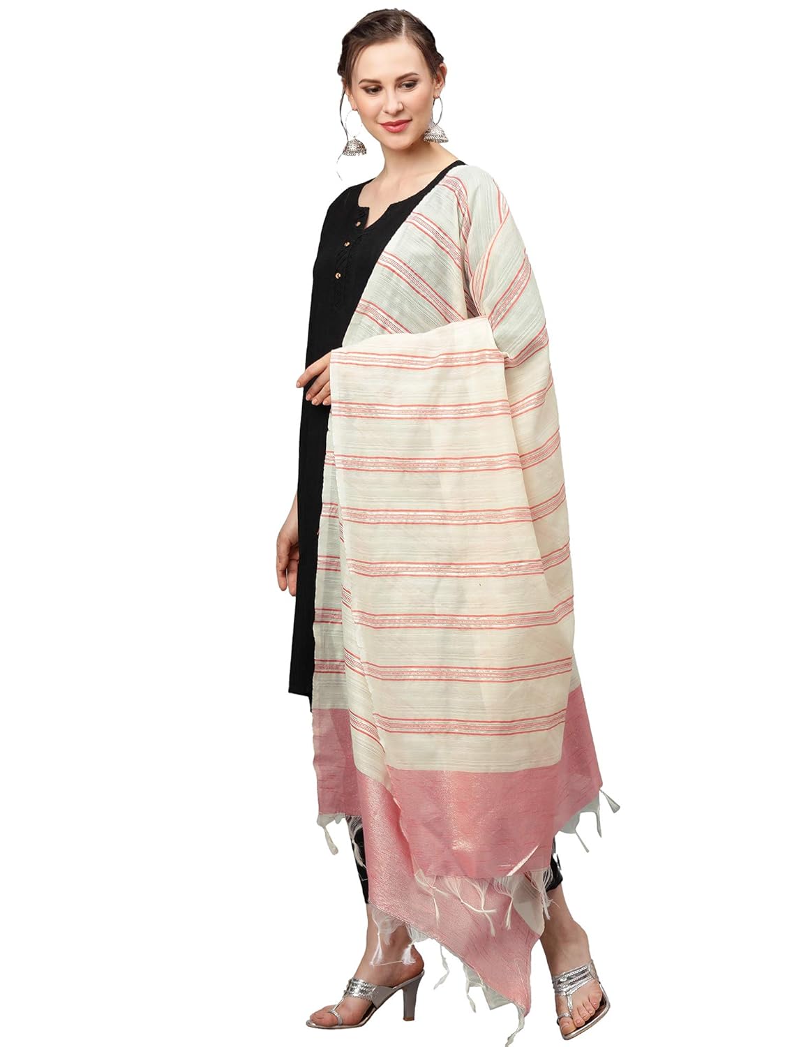 INDO ERA Women's Rayon Woven Design Dupatta