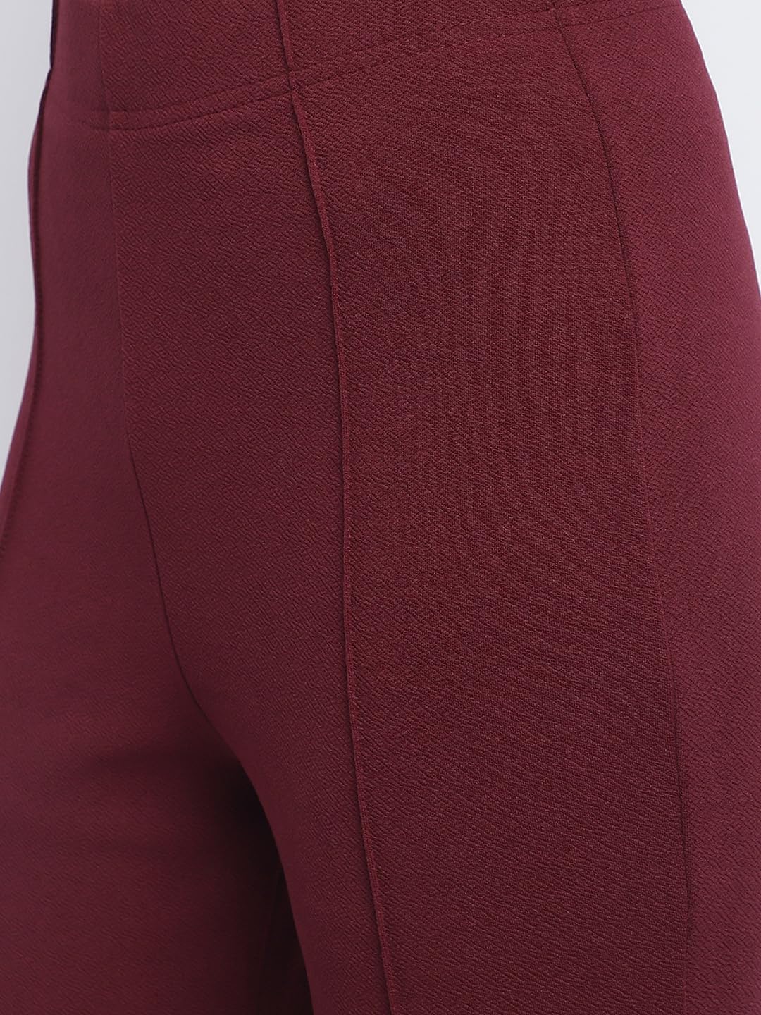 Jinax Women's Relaxed Fit Flat-Front Trousers, Elastic