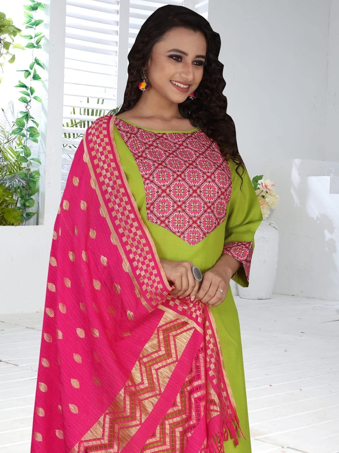 Women Cotton Kurta Set with Dupatta | Pure Cotton
