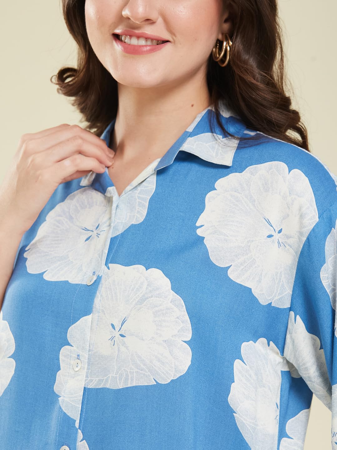 J TURRITOPSIS Women's Rayon Floral Printed Stylish