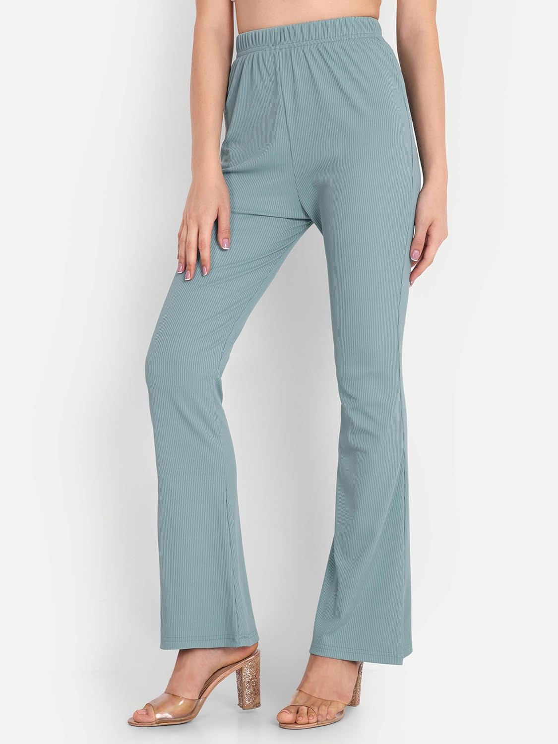 FNOCKS Pants Women's Premium Cotton Bell Bottom