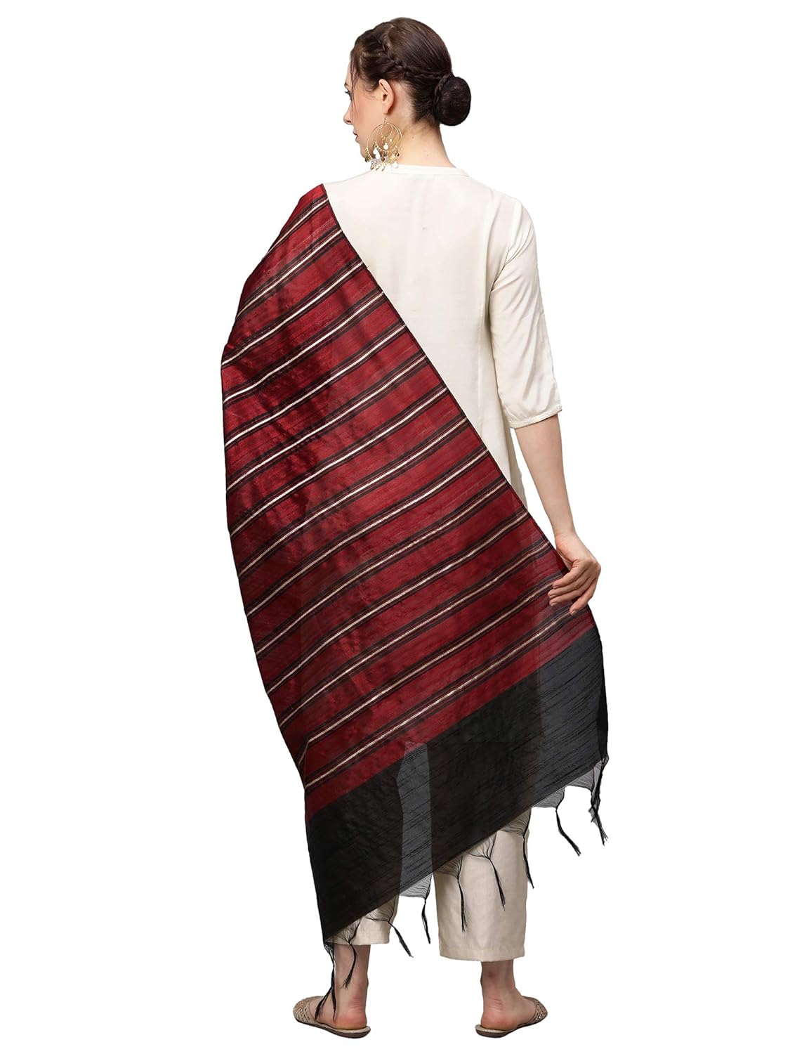 INDO ERA Women's Rayon Woven Design Dupatta