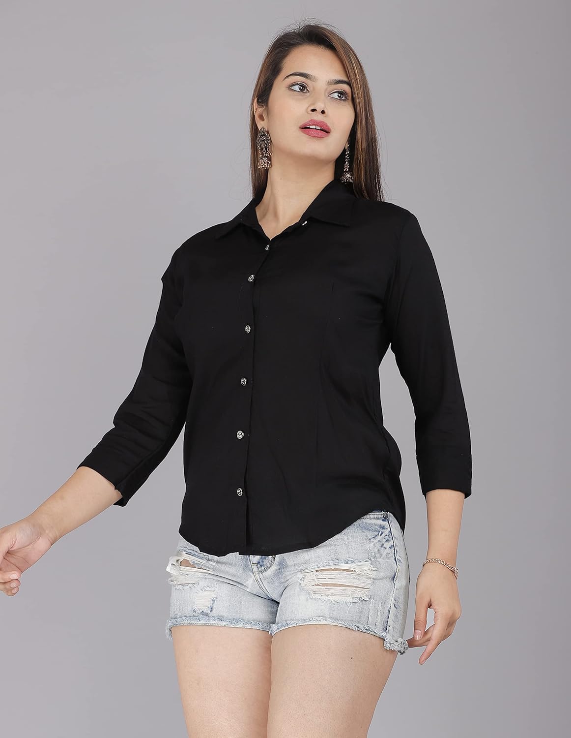 GEHU GARMENTS Women Solid Shirt for Office