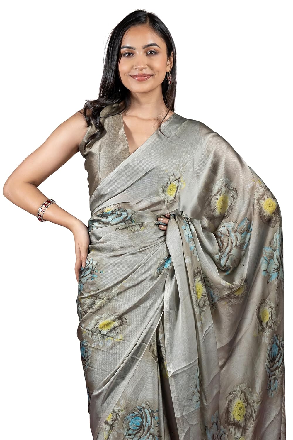 Women's Stylish Saree with Blouse Piece