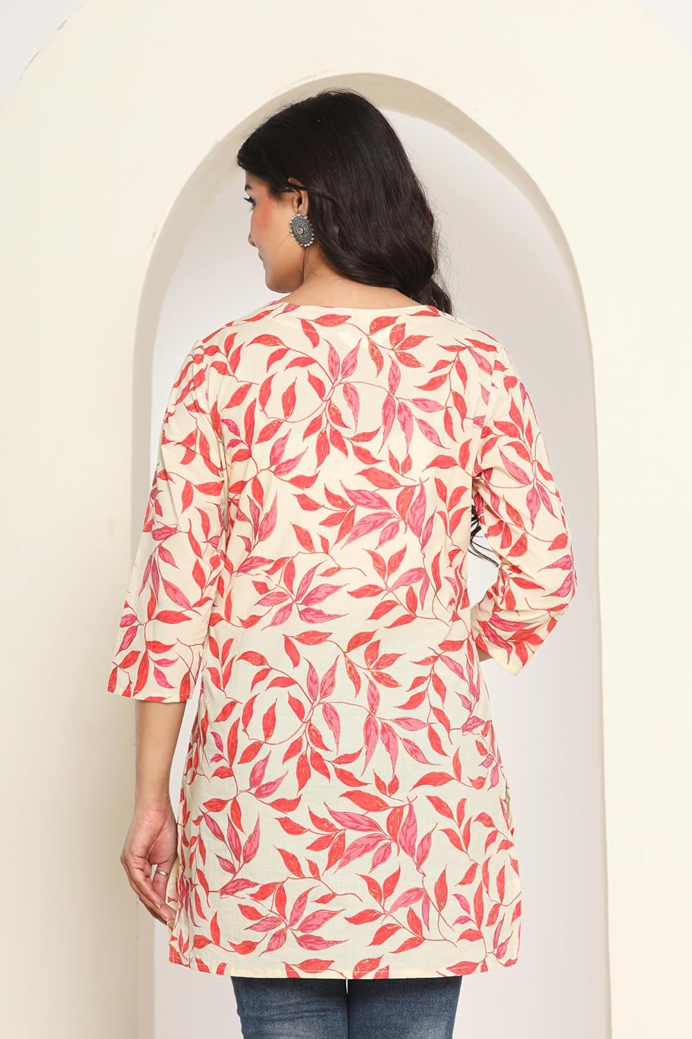 COTTBELLE Women's Wear Printed Cotton Short Kurta