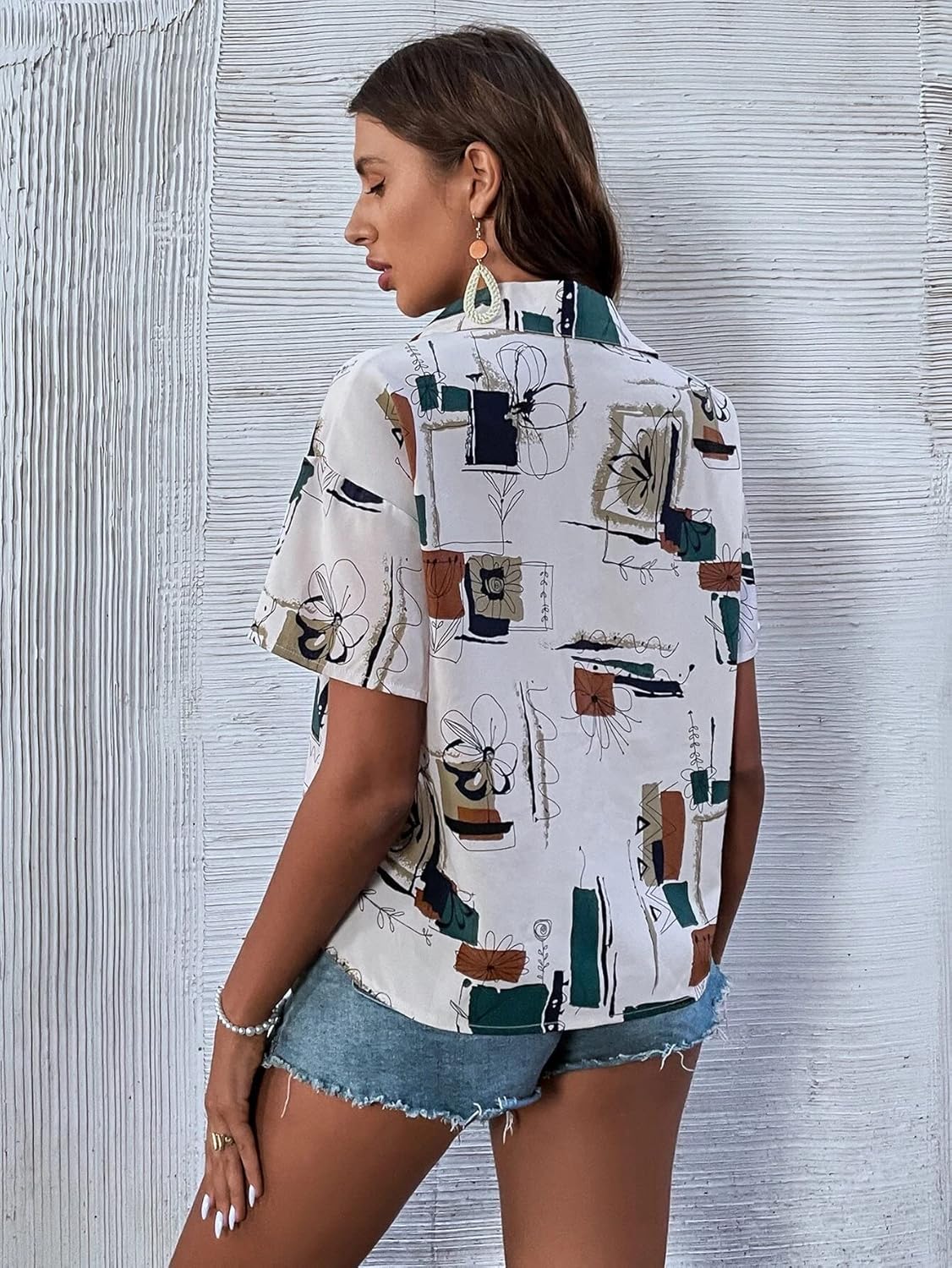 DHRUVI TRENDZ Oversized Shirt for Women