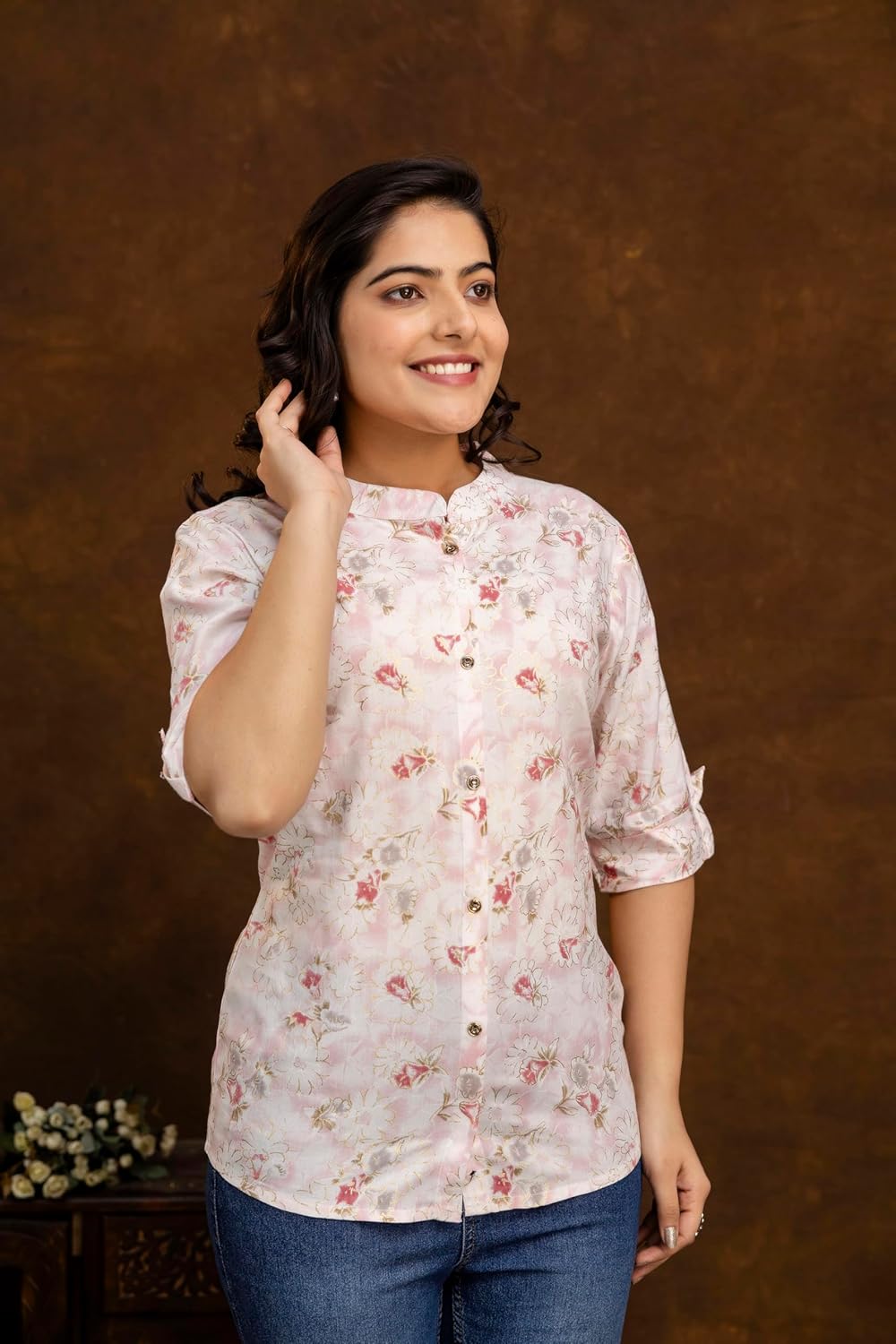 Women's Rayon Indian Culture Tunics Tops